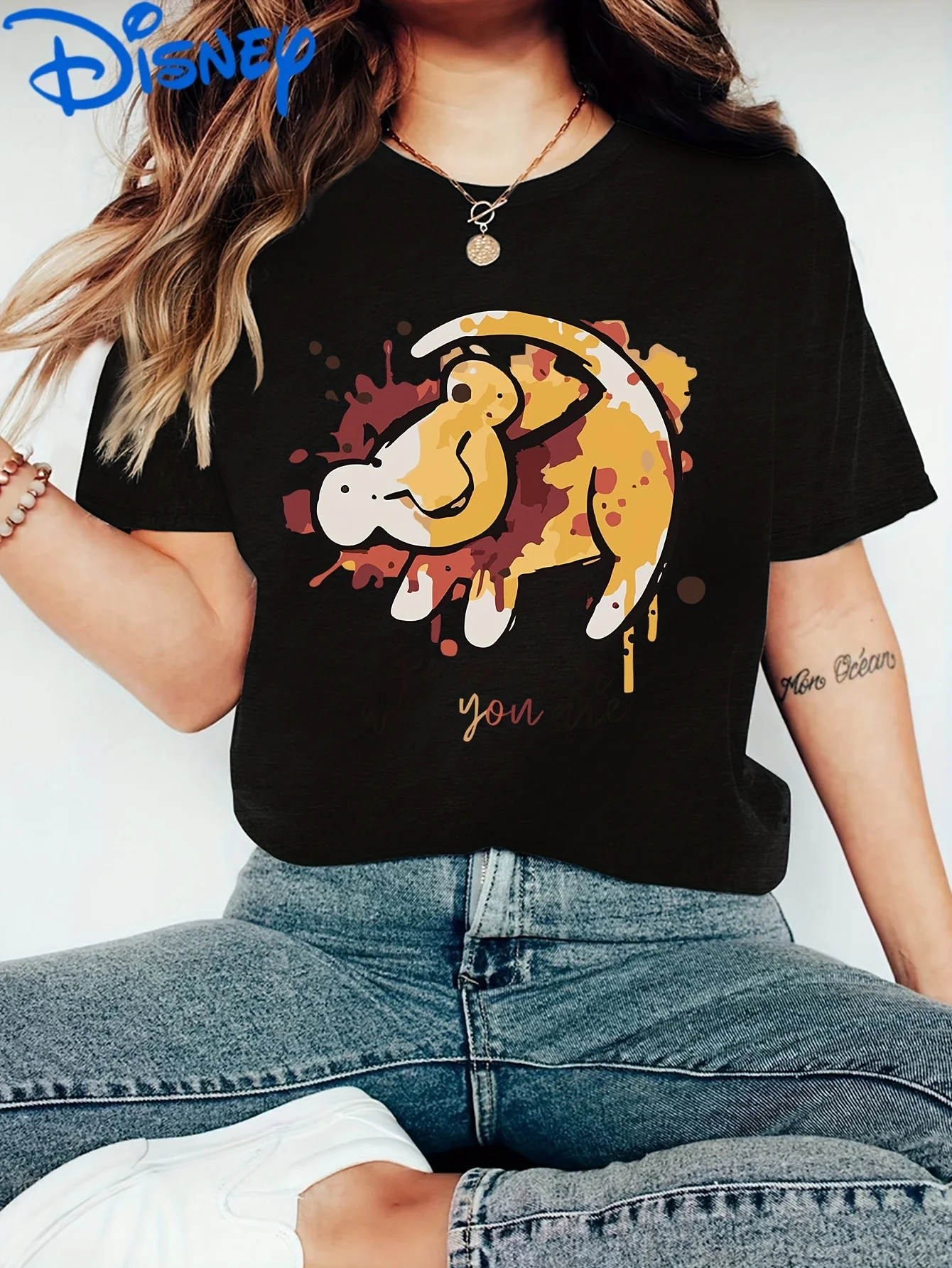 

Disney Lion King Simba "Remember Who You Are" T-shirt-officially inspired short-sleeved men and women