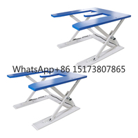 Electric 1ton~2ton Portable Light-Weight U Shape Low Profile Hydraulic Pallet Scissor Lift Table 380v New Easy Rope Loading