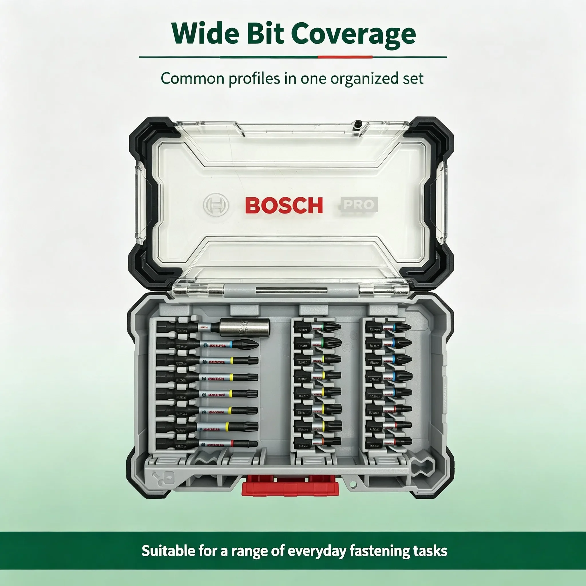 BOSCH 2608521U75 PRO Impact Screw Bit Set 24-piece Accessories Screwdriver Bits With Magnetic Suction Rod
