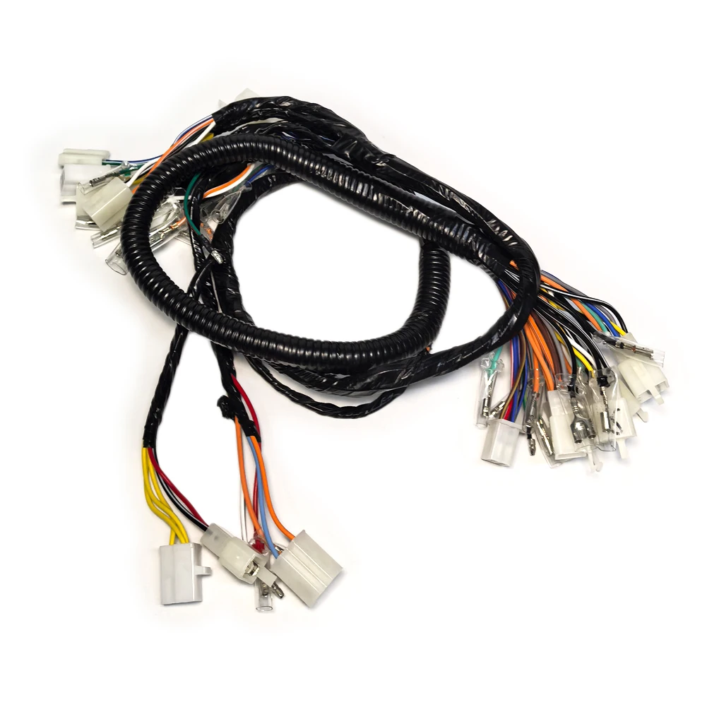 Motorcycle For Suzuki GN125 GN 125 125cc Electrical Wiring Harness Wire Cable Line