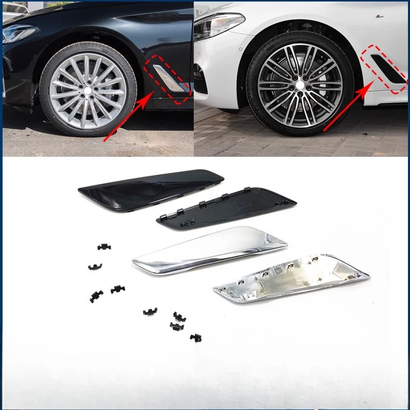 

Подходит для BMW 5 серии 525, крыло из трендового 530, гальваника G30, боковая черная накладка G38, хромированная яркая полоса