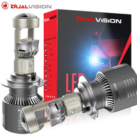2x H7 H11 H4 LHD RHD LED Headlight Mini Lens Projector 9005 9006 HB3 Auto Low Beam STG Canbus Bulb For Car Motor 12V 80W 10000LM