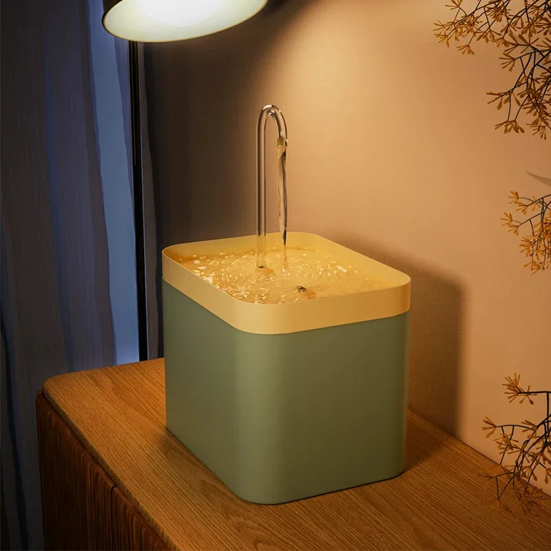 Pet USB Plug in Cat Automatic Water Dispenser Circulating Flow Water Dispenser Silent Water Dispenser Dog Feeding Basin