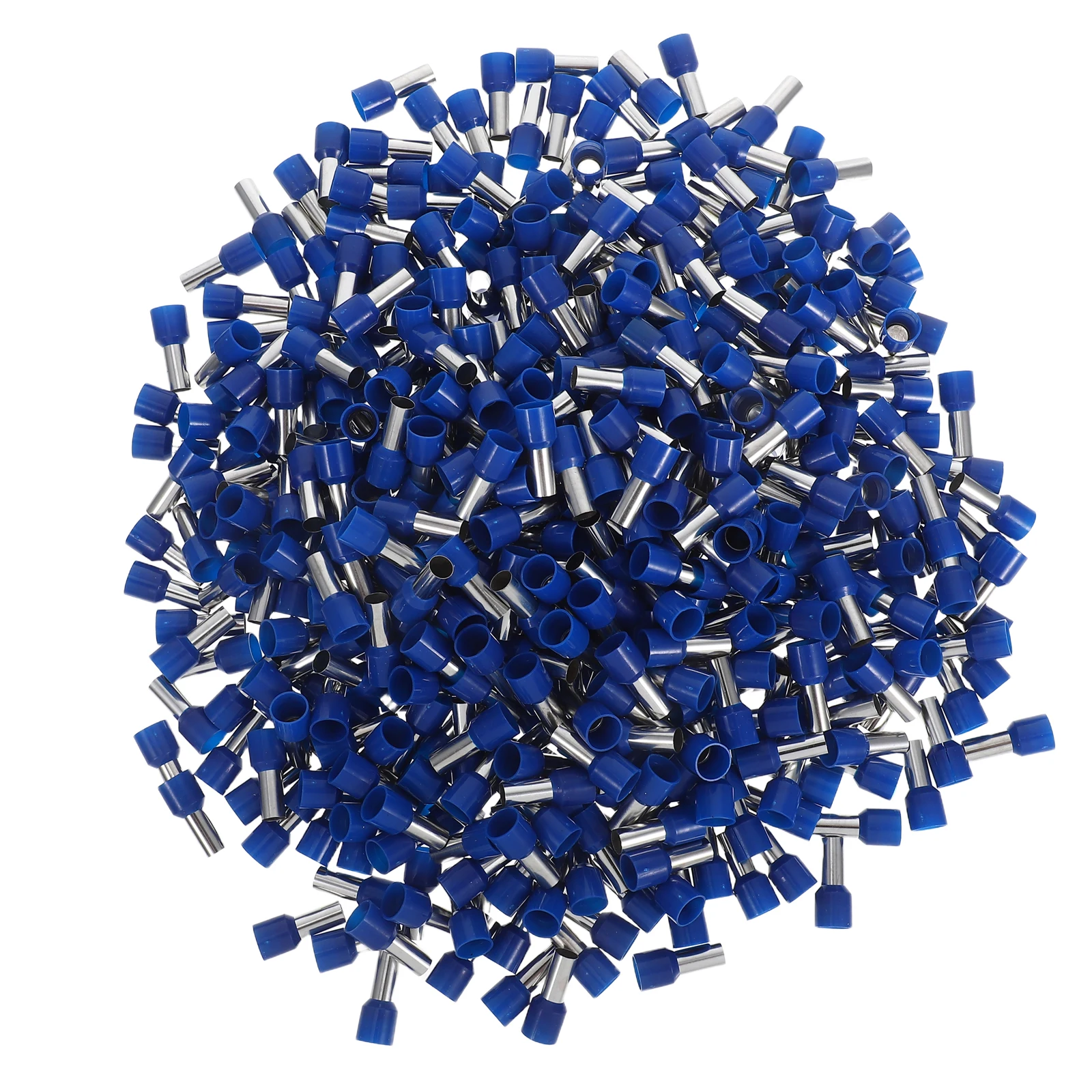 

500pcs Ring Crimp Terminals Pre-Insulated Wire Ferrules Nylon Pvc Copper For Electrical Control Distribution Cabinet Machine