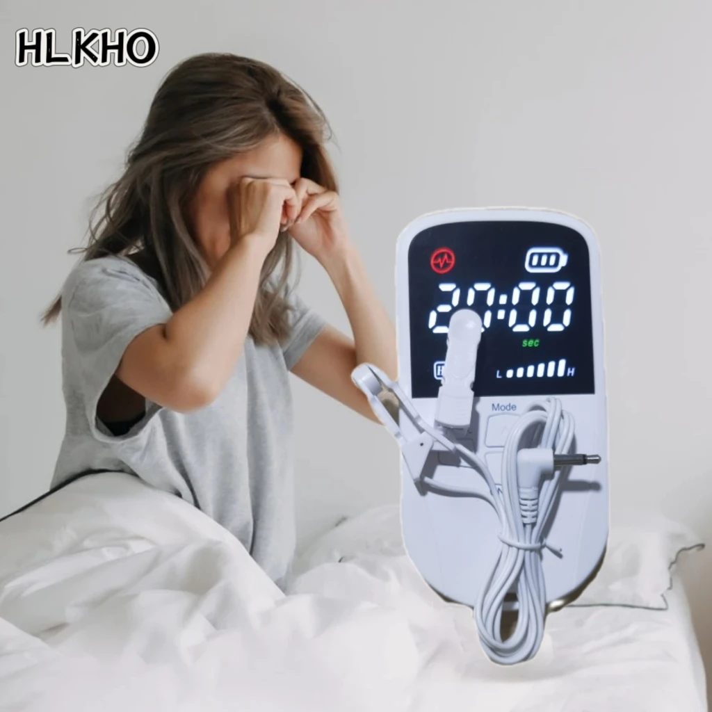 

Лидер продаж HLKGO CES терапевтическое устройство с ушными зажимами, перезаряжаемый микротоковый массажер для облегчения бессонницы и депрессии