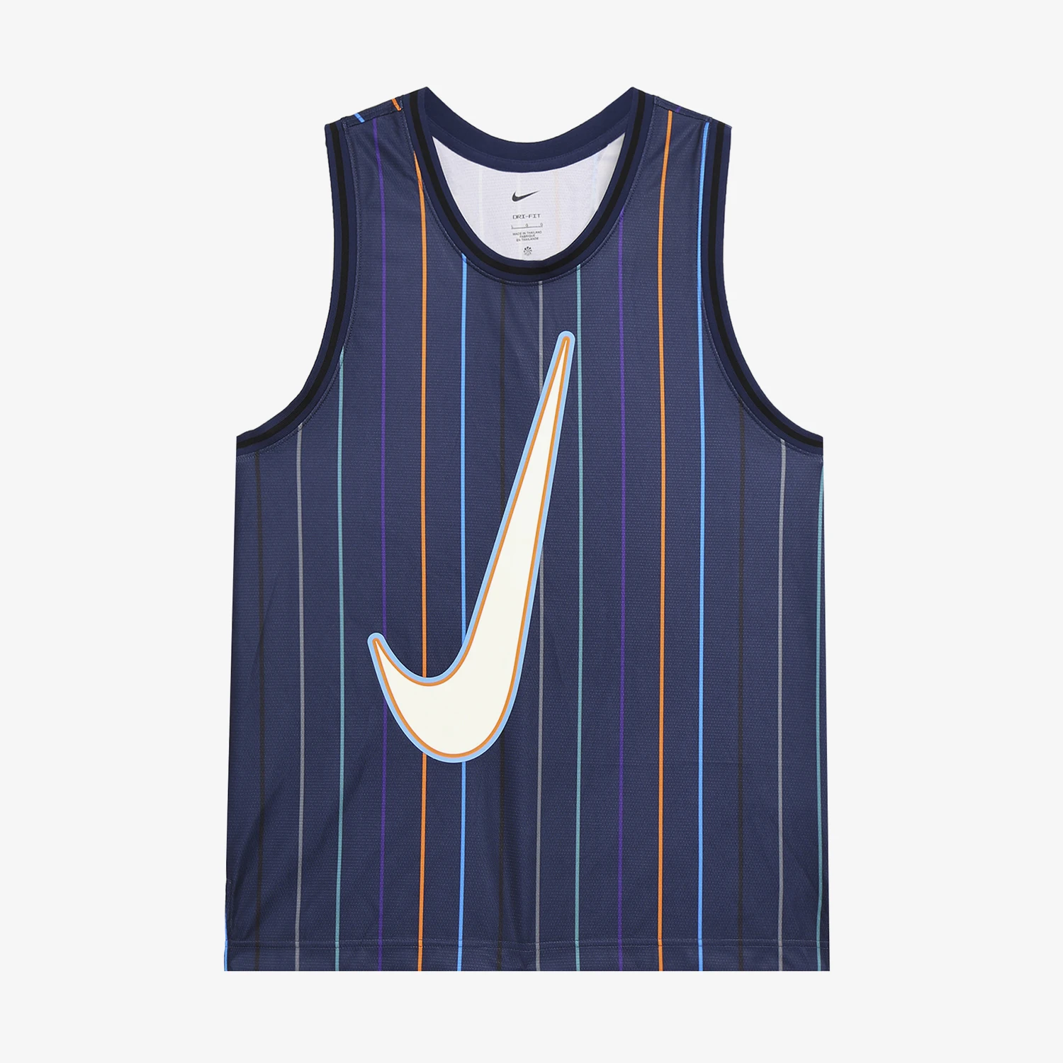 Nike genuine summer men's round neck basketball sports breathable sleeveless T-shirt DX0436-410