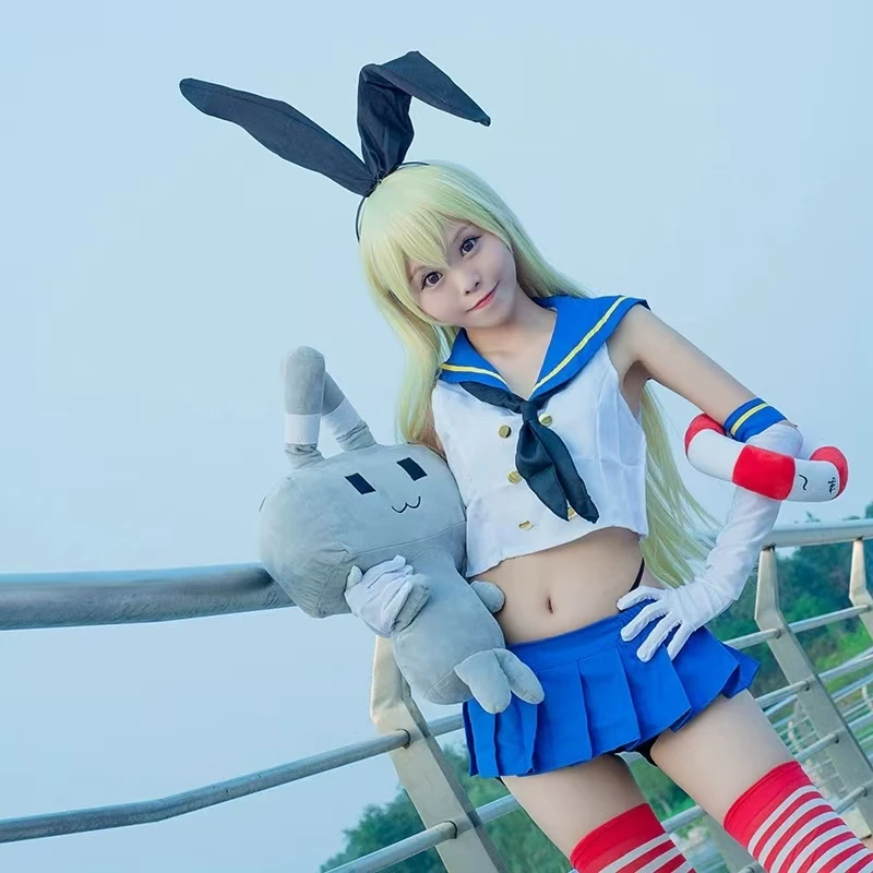 Kantai Collection Cosplay Shimakaze Costume Full Sets