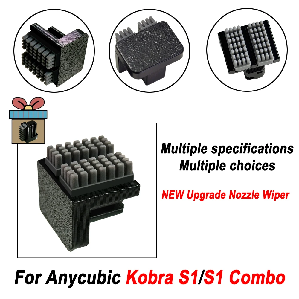 

New Nozzle Wiper For Kobra S1 nozzle Silicone Brush For Kobra S1/S1C Upgrade Hotend Cleaner Nozzle Wiper