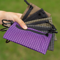 Ultralight Dyneema xpac Tactical Wallet Passport Holder - Waterproof RFID Outdoor Camping Card Pouch Cash Bag - Molle Attachment