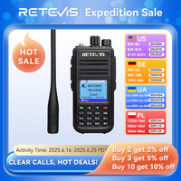 Retevis RT3S Walkie Talkie DMR Radio Long Range Walkie Talkies Camping Ham Radio UHF VHF GPS AES256 Encryption Digital Portable