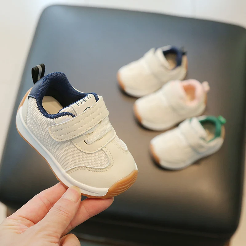 Baby Sneaker Todddler Shoes 1-3 Years Boys and Girls Spring Autumn Casual Sport Shoes Outdoor Walking High Quality Rubber and PU
