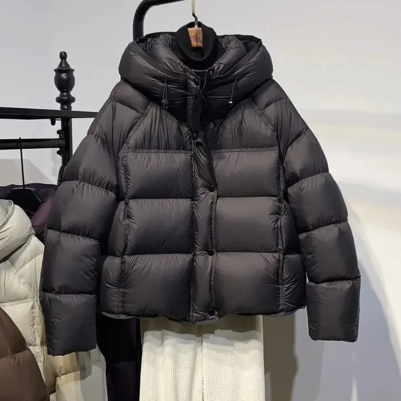 

New Korean-style Loose Thick Fashionable Winter Hooded Dopamine Plus-size Coat Women in Winter Cotton-padded Jackets Bestseller