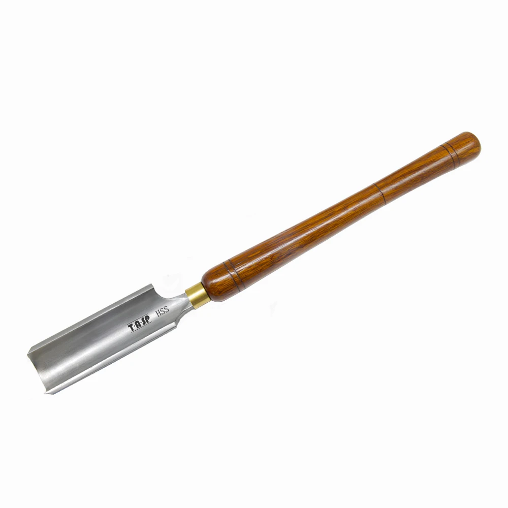 2 Inches HSS Spindle Roughing Gouge Wood Lathe Chisel Wood Turning Tools with HSS Blade Walnut Handle for Woodworking Lathe