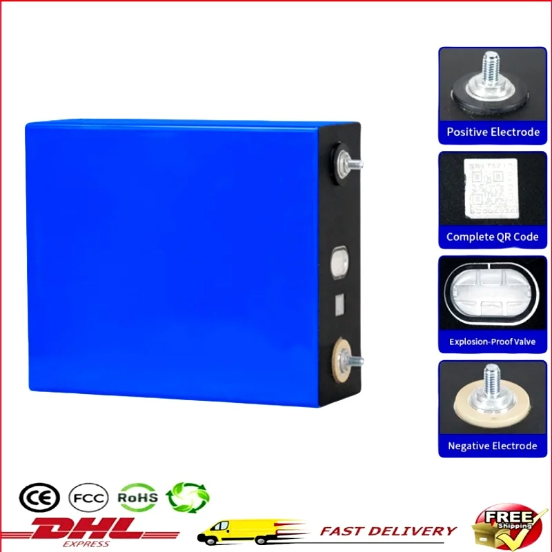 

New 3.2V 320Ah Lifepo4 Rechargeable Battery Lithium Iron Phosphate Cell 12v 24v Travel Solar Campers batteries Duty-free