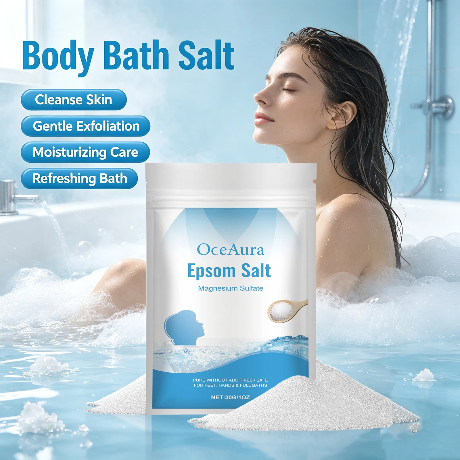 Sól do kąpieli nawilżająca, zł – Bath Salts Magnesium recenzja i cena