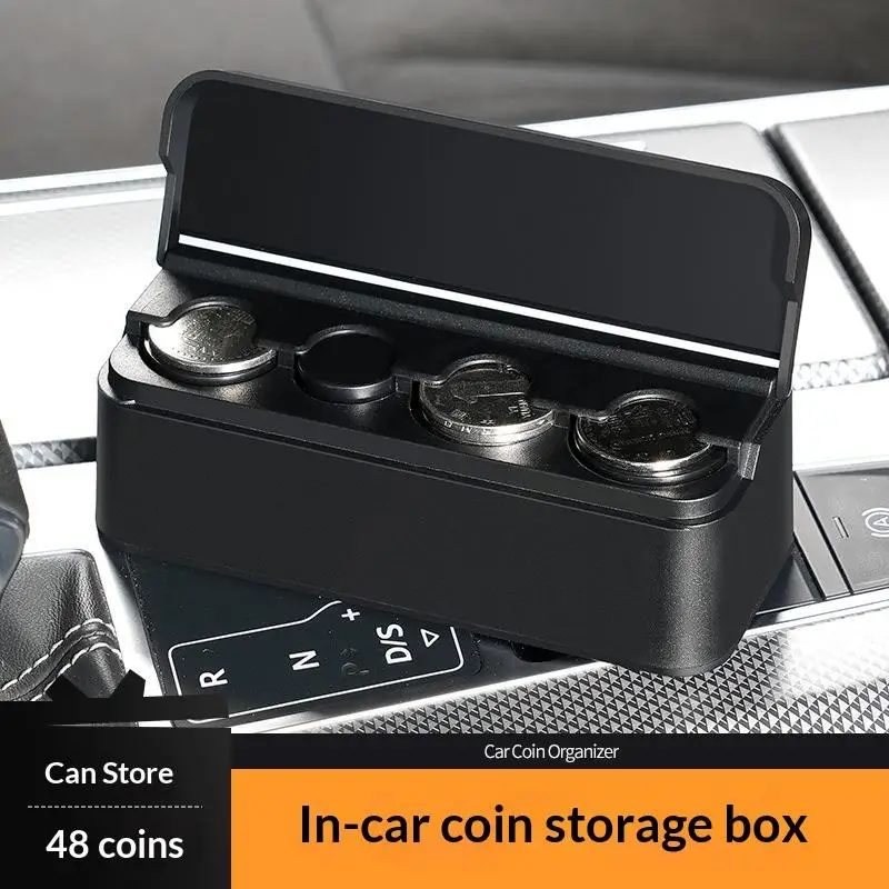 ✦ Car Coin Small Storage Home Dual Purpose Change Box Creative Coins Purse Euro Dispenser Holder Case Wallet Holders Money Boxes