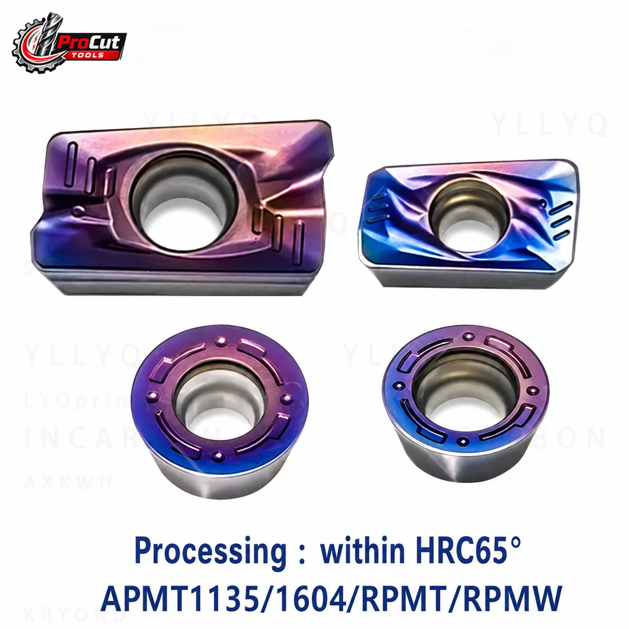 R4 R5 R6 Round Carbide Insert, APMT1135 APMT1604 RPMT RPMW RDMT, 5R 6R Milling Insert for CNC Machining