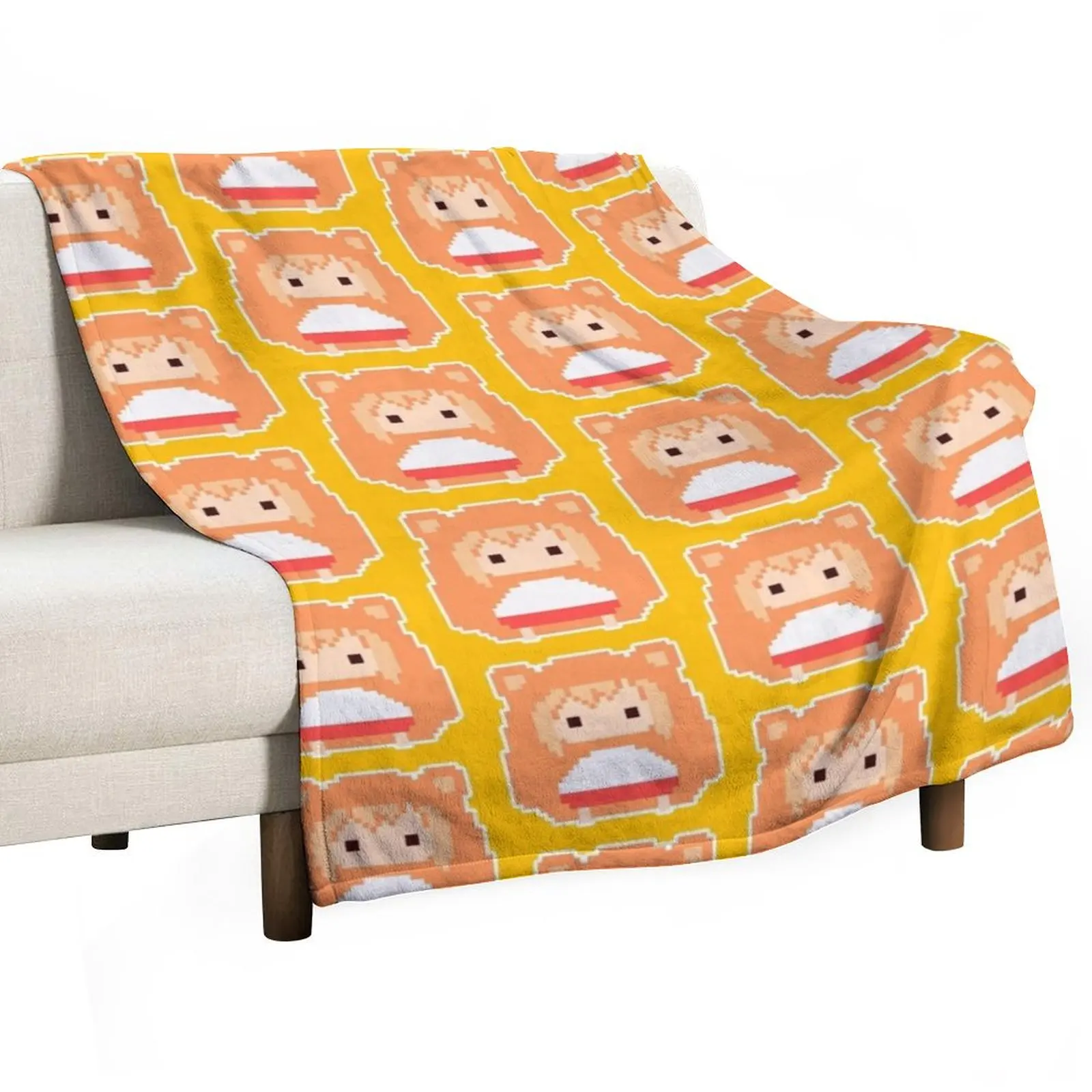 

8bit Umaru Chan Throw Blanket Extra Large Throw Blankets For Bed Plaid on the sofa Hair Blankets