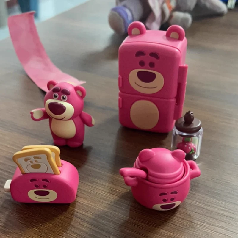 52TOYS Blind Box Disney Lotso's Room Series Anime Toys Blind Boxes Mystery Box Bear Model Ornament Girl Kids Toys Birthday Gift