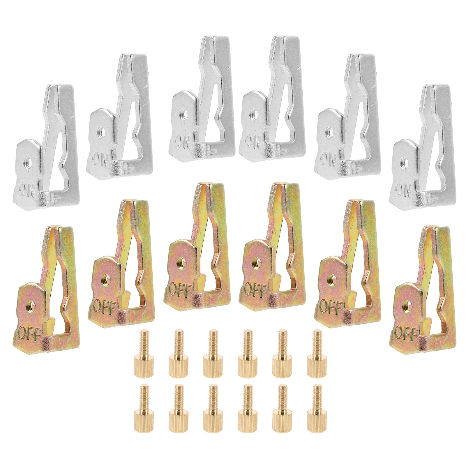 

12 set Timer Switch Kit Universal High Compatibility Durable Stainless Steel Compact Small Trippers for Timer Switch Replacement