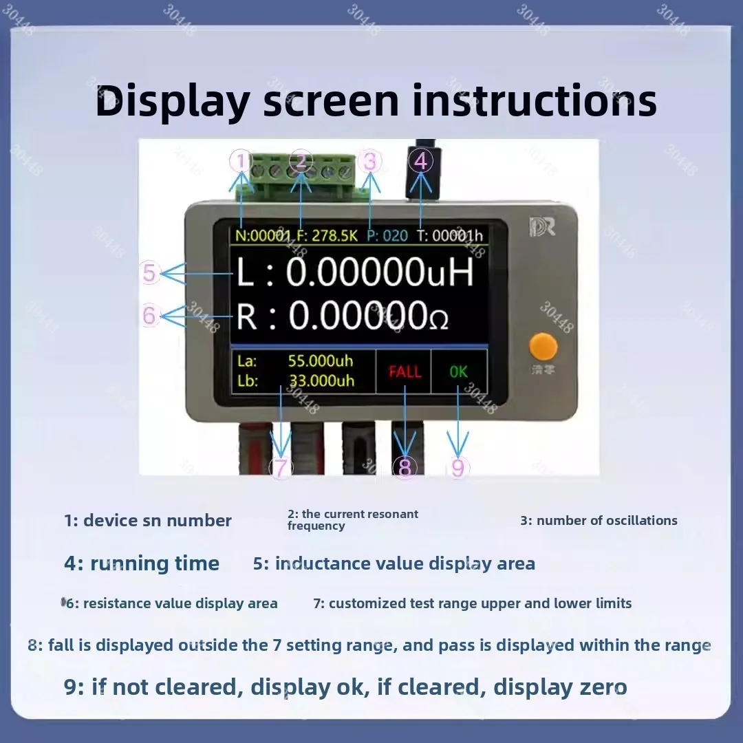 DRL2411 Inductance Tester for Batch Testing Transformers, Fans, Motors