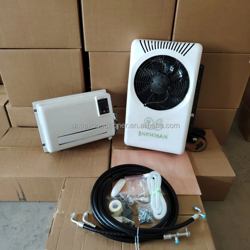 12V 24V Tractor Van Cabin Air Conditioning System Parking Air Conditioner For Truck