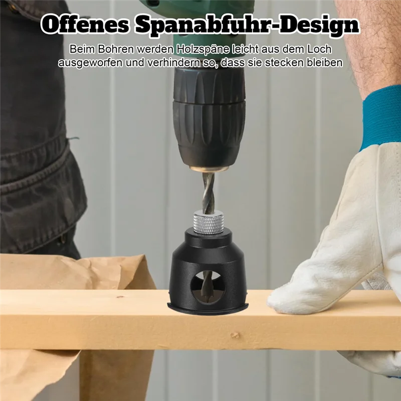 أداة مساعدة حفر النجارة من AWAH، قالب الحفر، دليل الحفر العمودي، محدد موقع ثقب الحفر #3