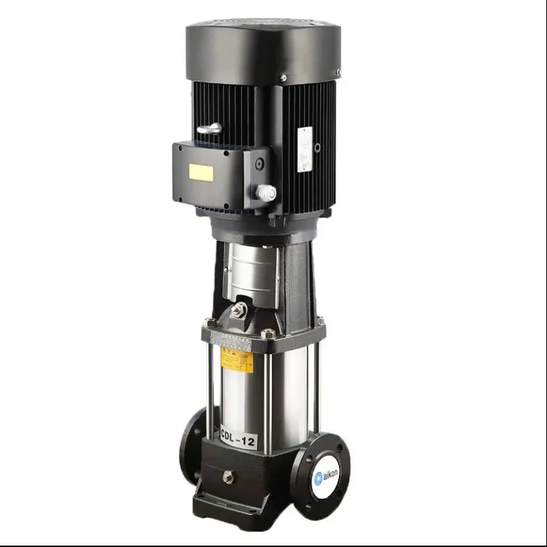 IP55 Motor CDLF Commercial Stainless Steel Vertical Multistage Water Pump For RO Systems Highrise Buildings