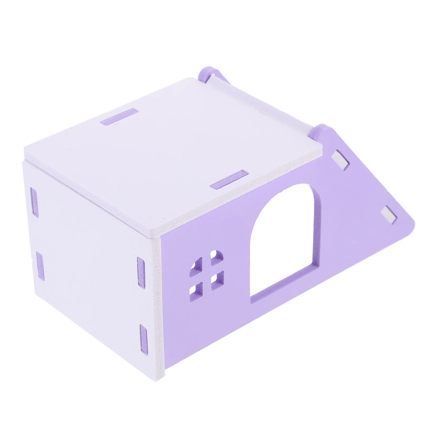 

Hamster Hideout House Sturdy PVC Small Animal Habitat Maze Hut Suitable for Guinea Pig Rabbit Chinchilla Rat Accessories