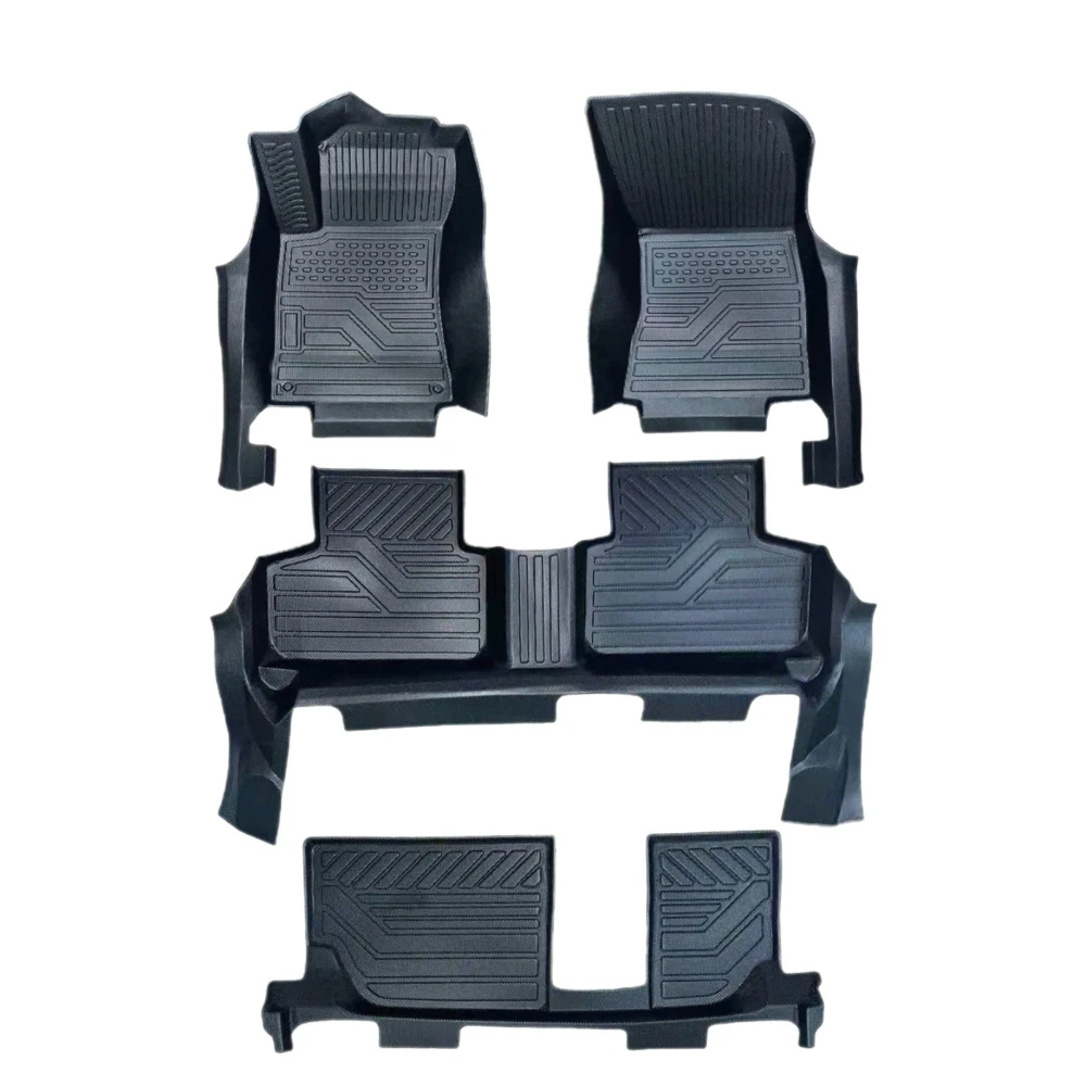 Custom For Mercedes-Benz GLB AMG 7Seat 2020-2026 All Weather Waterproof TPE Car Floor Mats Anti-slip Accessories Left-Hand Drive