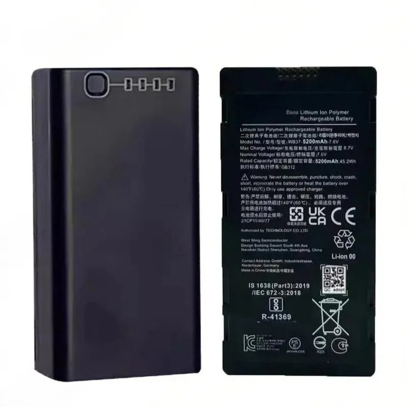 7.6V 5200mAh Battery for DJI WB37 T16 T20 T25P T30 T40 T50 T60 T70 T100 Phantom 4 RTK MG1P M210 M600 FPV Remote Control Battery