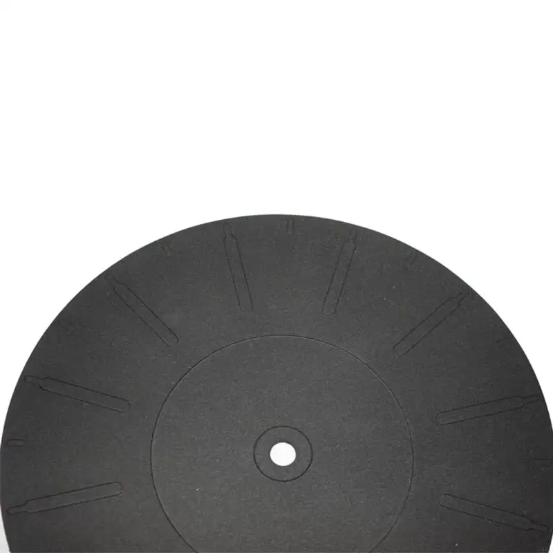 A9BD Plattenspieler Mat 170 mm Silikon-Slipmat für Vinyl für LP-Rekordspieler High-Fideli