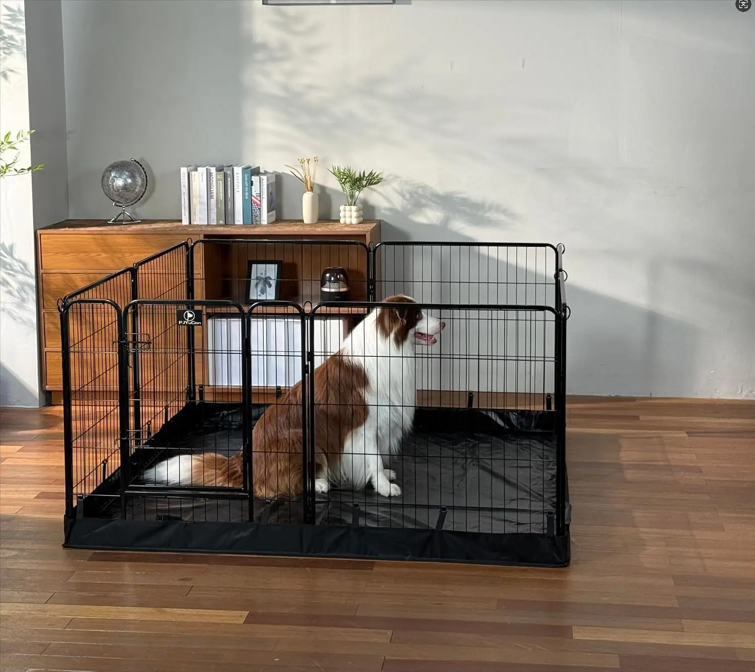 Puppy Playpen Plus Storage Bage with Bottom, 8 Panels 31.3