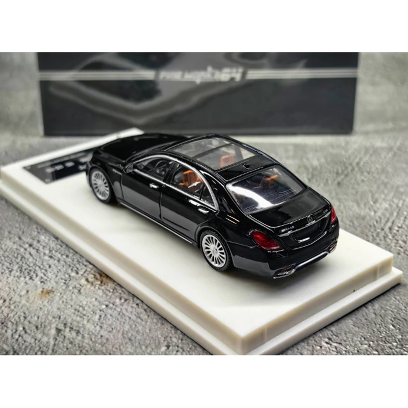 Diecast 1:64 Scale Benz AMG S65 Alloy Vehicle Model Finished Simulation Collection Decoration Gift Toys Display