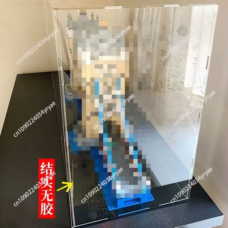 Acrylic display box for LEGO 10214 London Bridge building block toy storage box dust cover display box