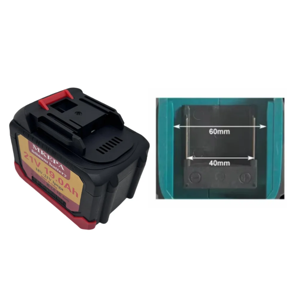 21V 11.0Ah/19.0Ah/22.0Ah Nová velkokapacitní náhradní baterie pro elektrické nářadí, vhodná pro elektrický šroubovák Makita - náhled 2
