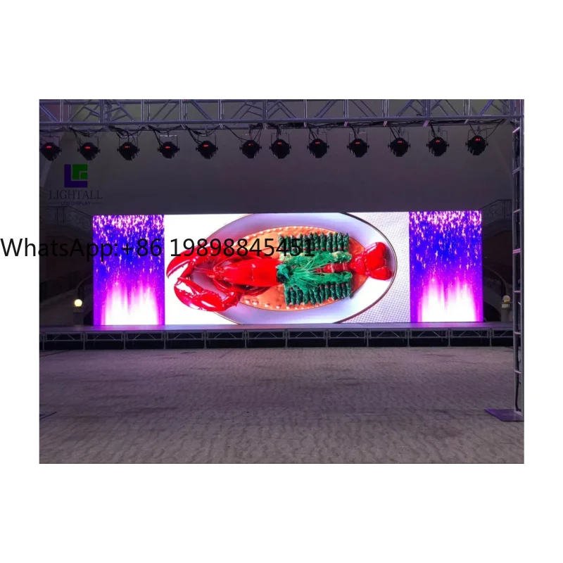 

Hot Selling Commercial Advertising Large Stadium Digital Indoor Outdoor Clear Virtual Background Display HUB Board Led Screen