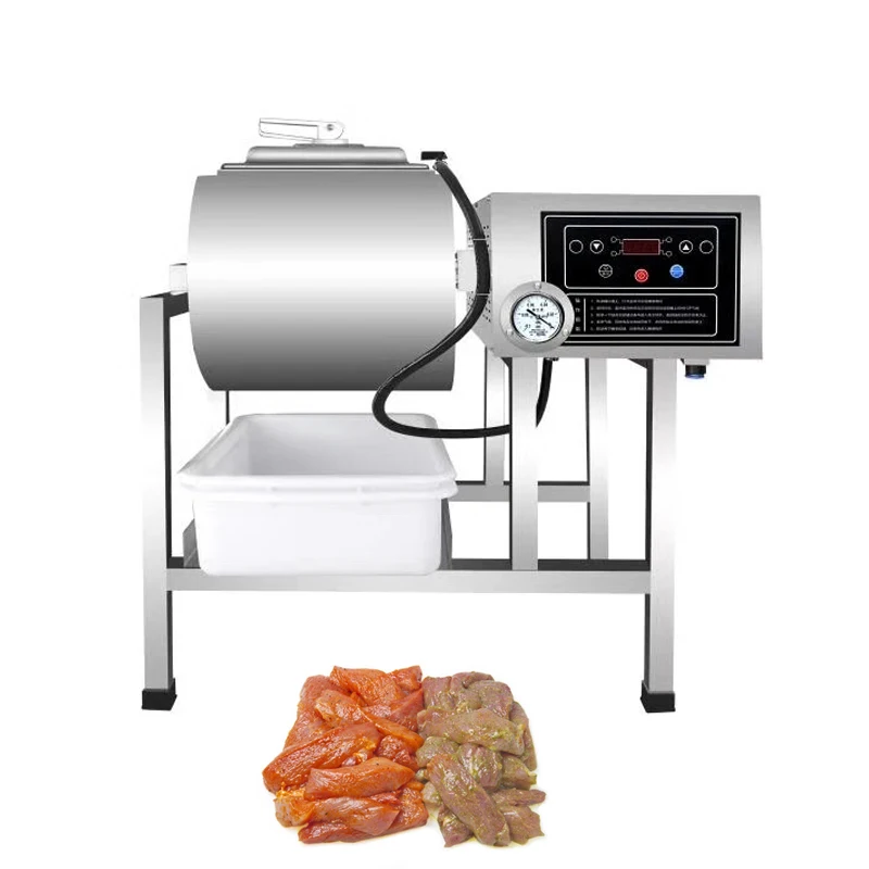 

PBOBP Commercial Bacon Presser Full-Automatic Large Vacuum Tumbler Hamburger Fried Chicken Equipment Set