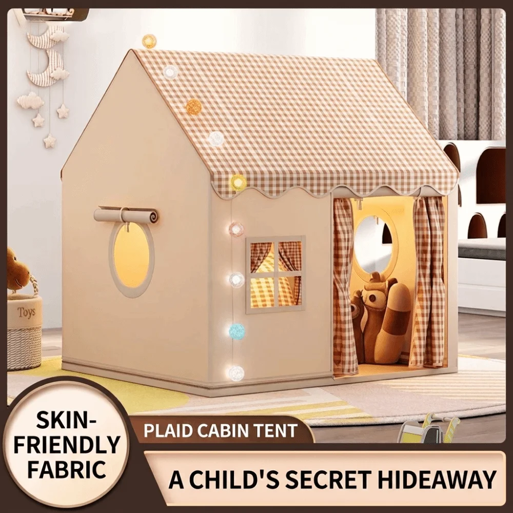 Solid Play Tent breathable detachable Castle Play House Portable Easy Assembly Baby Indoor Play Tent Baby Room Decor