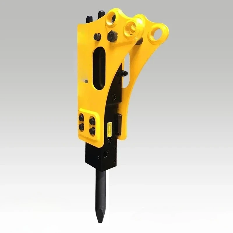 Factory Hydraulic Breaker Backhoe Type Vibrating Hammer Rock Stone Breaker For 6-9Ton Excavator On Sale