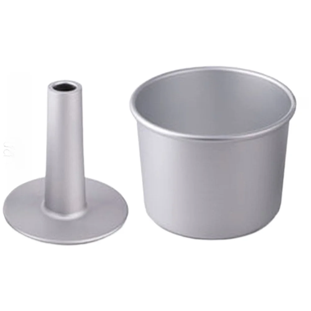 Chiffon Cake Pan in Aluminum Alloy with Removable Bottom and Anodized Coating for Consistent Baking Performance