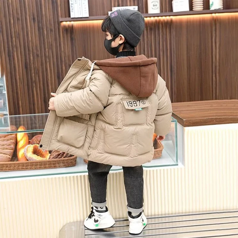 Winter Jacket Boys Duck Down Jacket Boys Coat Children New Clothes Hooded Kids JacketChildren Outerwear