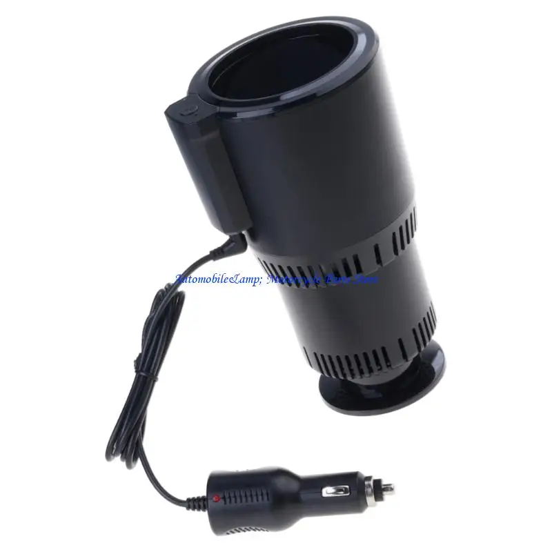 H7BD Double Mode Vehicle Cup Coolers And Warmer Cooling Heating Car Cup Holder Refrigerator For Road Trips