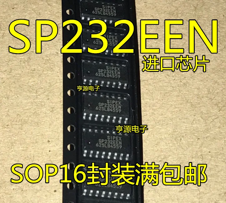 10PCS SP232 SP232EEN SP232EN  SP232EEN-L/TR   SOP-16