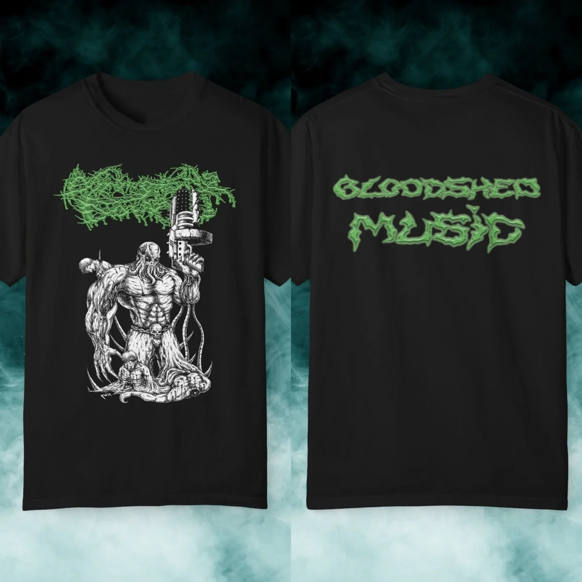 Damnations Domain  Bloodshed Music Graphic T-Shirt Cotton Men Women Streetwear Tee