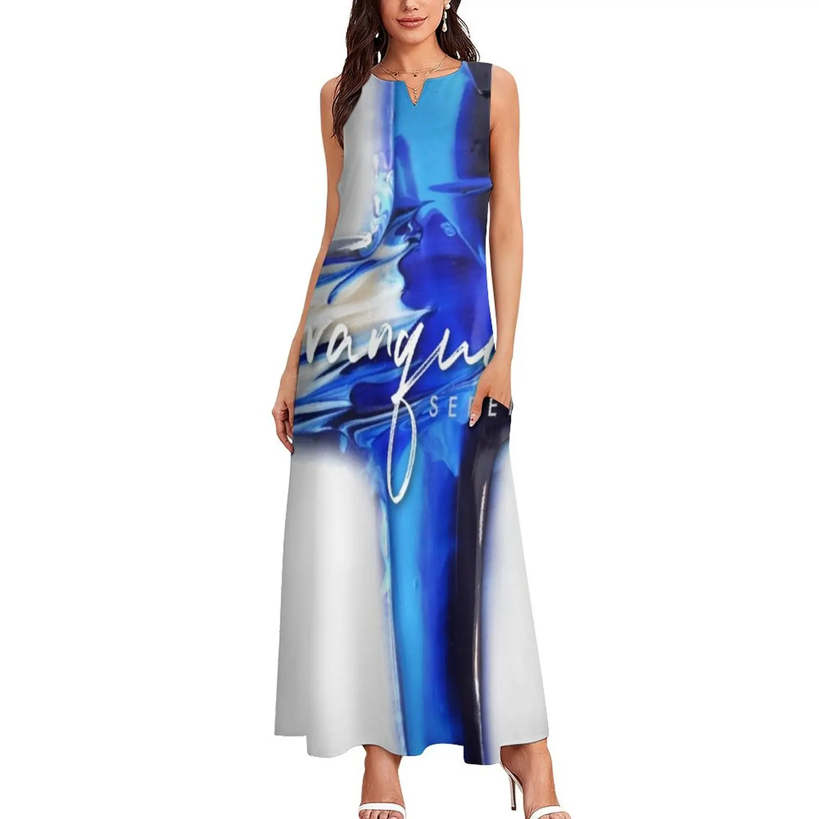 Tranquility & Serenity Cross Long Dress summer women's suit Women long dress dress for women 2025