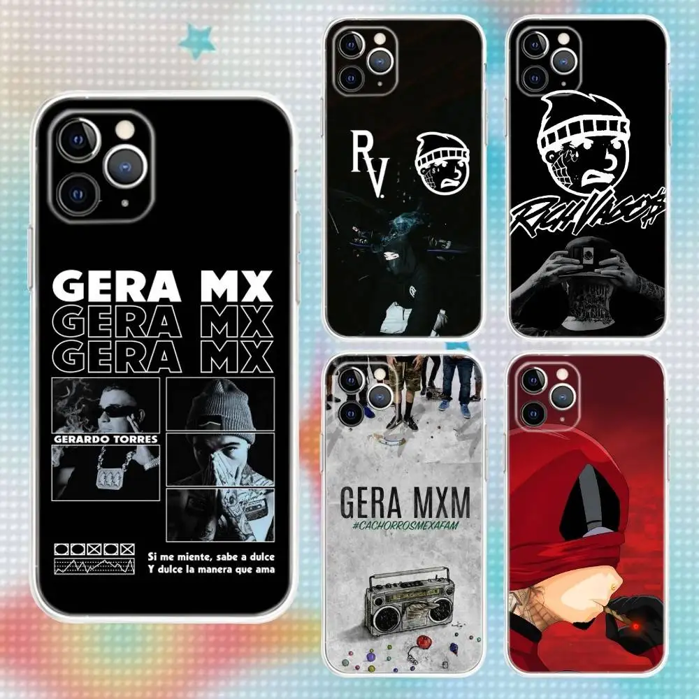 

Gera MX Rich Vagos For iPhone 17,16,15,14,13,12,11,Air,X,XR,Pro,Max,Plus Transparent Non-Slip Cover