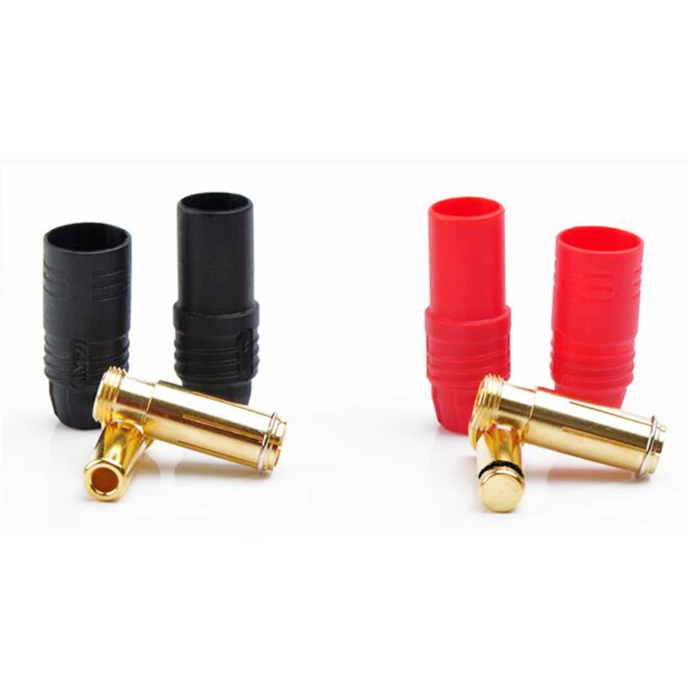 Alta qualidade amass as150 masculino feminino anti faísca conector 7mm banhado a ouro banana plug conjunto para rc bateria esc drone carro barco