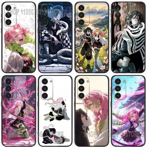D-Demon S-Slayer Mitsuri Obanai Phone Case For Samsung Galaxy A20,21s,22,31,32,52,53,72,73,80,91 Soft Silicone Black Cover