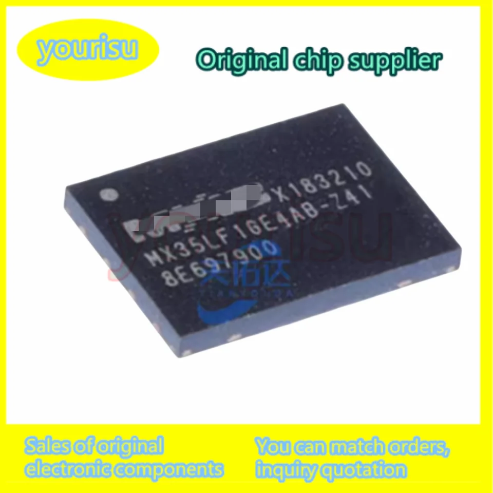 2Pcs/Lot MX35LF1GE4AB-Z4I WSON8 6*8 1GbitFLASH memory chip